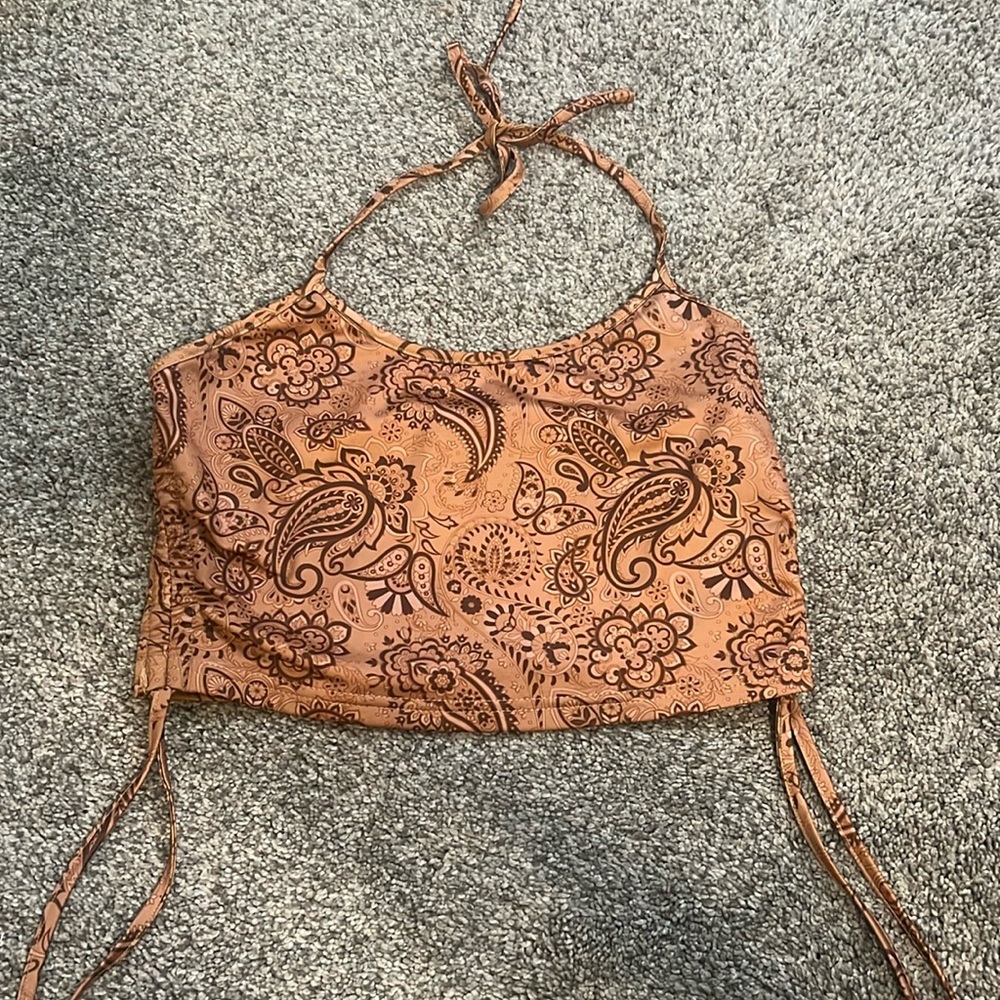 Brown Halter top